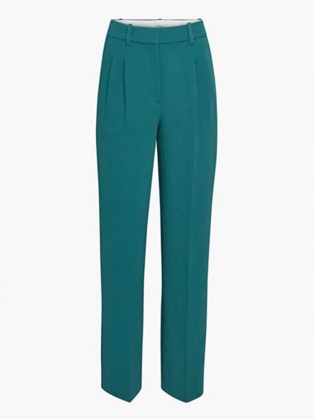 Wilfred Teal Green High-Waist Trousers (Size 0)